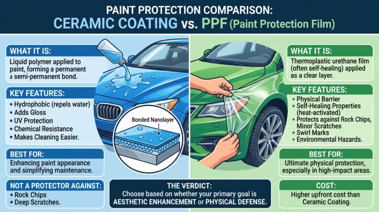 Ceramic Coating vs PPF