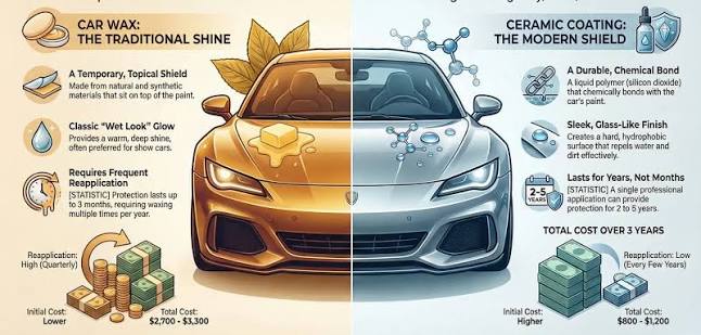 ceramic coating vs wax