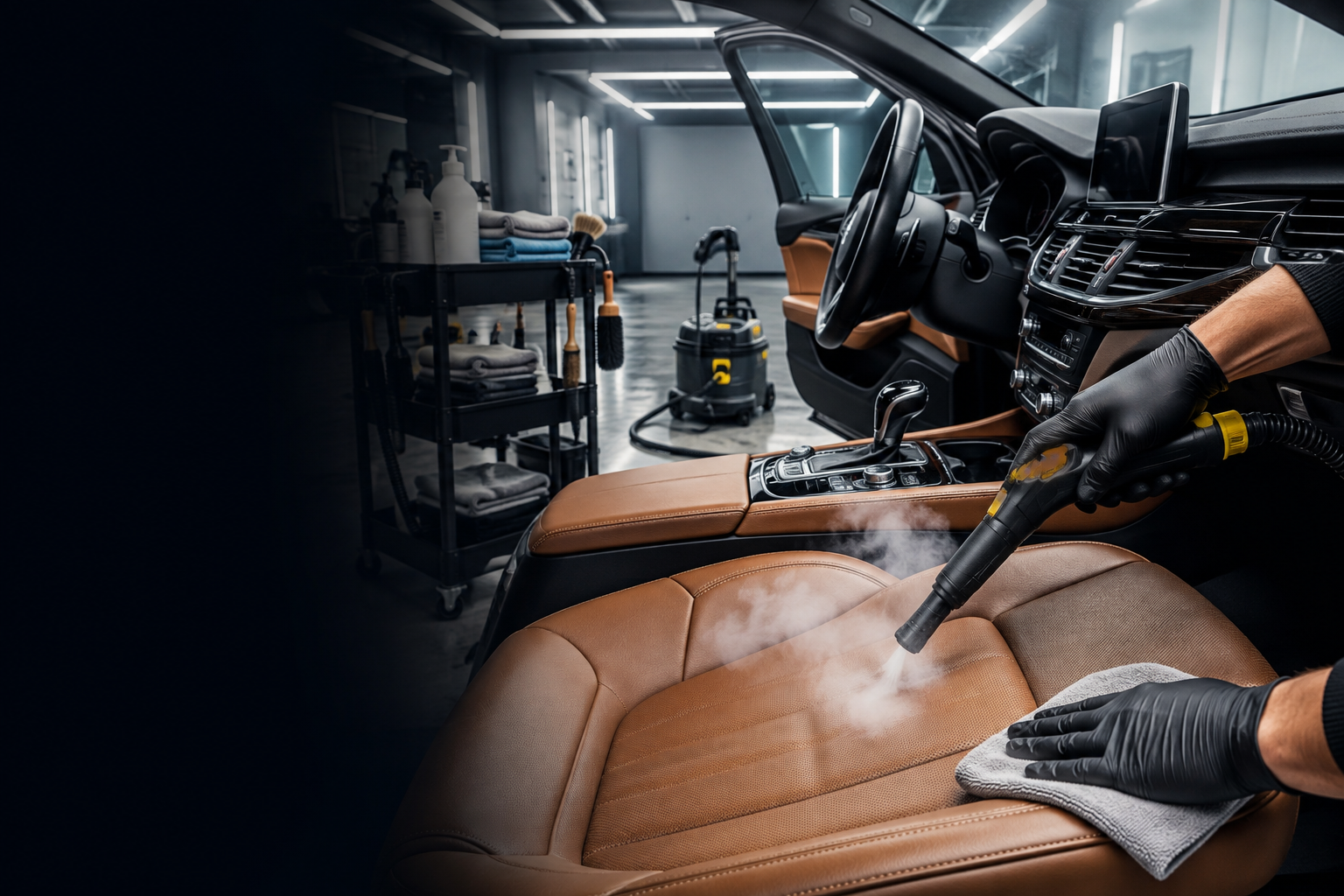 Leather Seat Cleaning