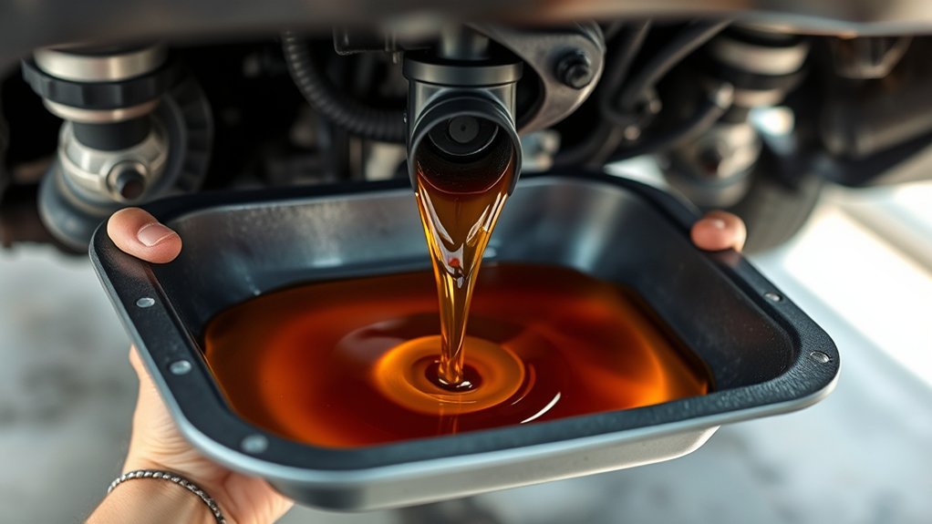 How Does an Oil Drain Pan Work Step-by-Step 5 catches oil during draining
