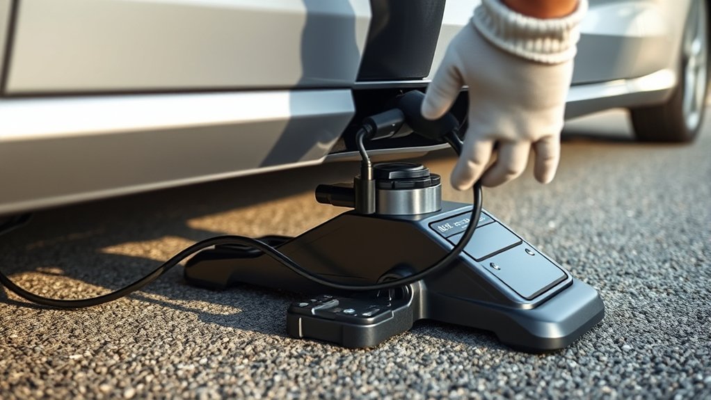 How Does an Electric Car Jack Work Step by Step 7 check connections before powering