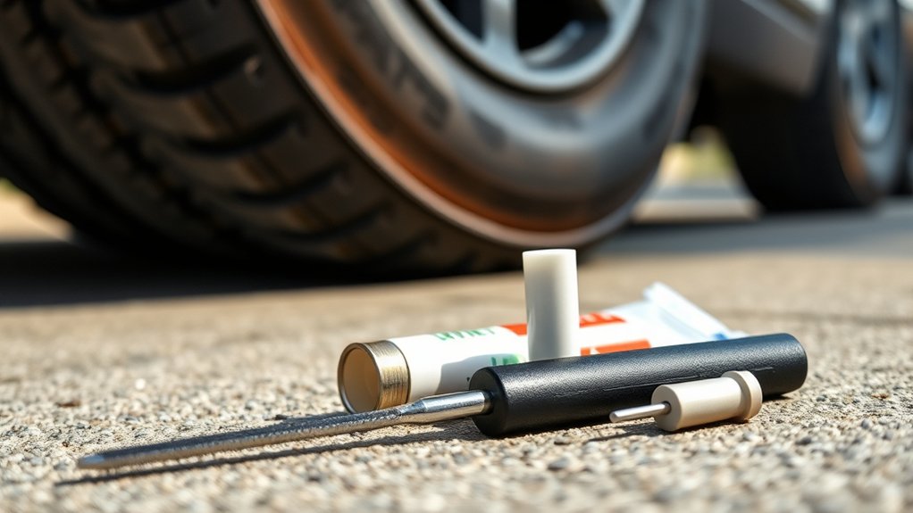 How Does a Tire Patch Kit Work Step-by-Step 6 gather tools and safety gear