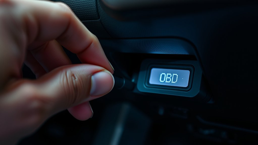 locate and access obd port