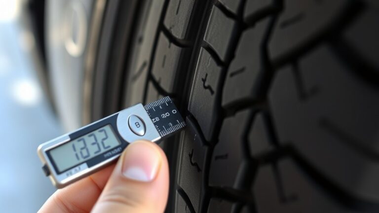measuring tire tread depth 56yeb