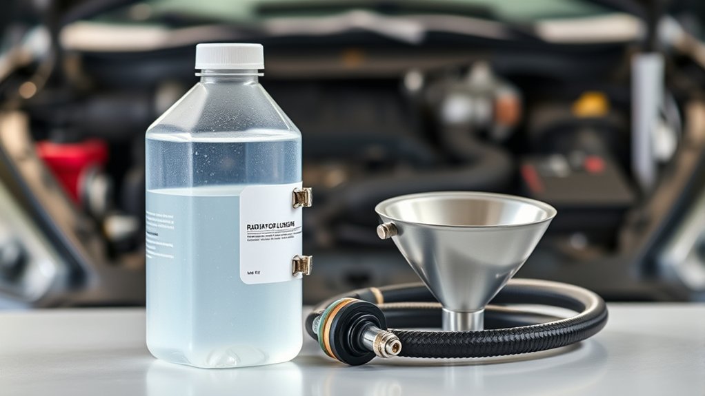 radiator flush kit components