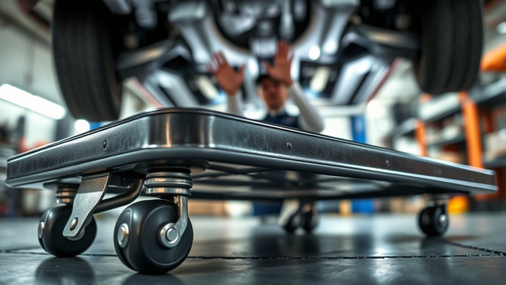 How Does a Mechanic Creeper Work? 5 vehicle repair access platform