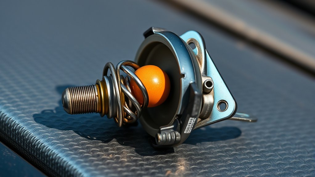 How Does a Car Thermostat Work Step by Step 6 wax pellet expands mechanically
