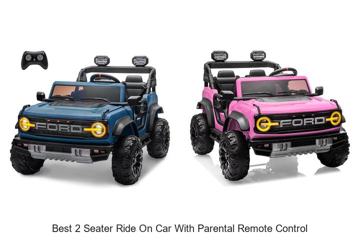 best 2 seater ride on car with parental remote control