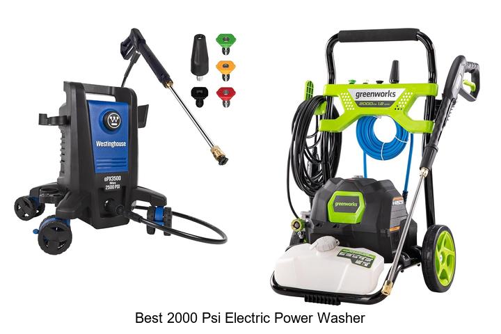 best 2000 psi electric power washer