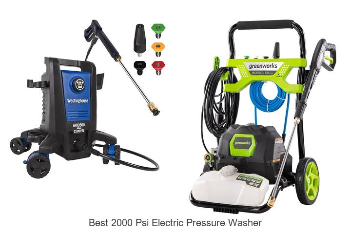 best 2000 psi electric pressure washer