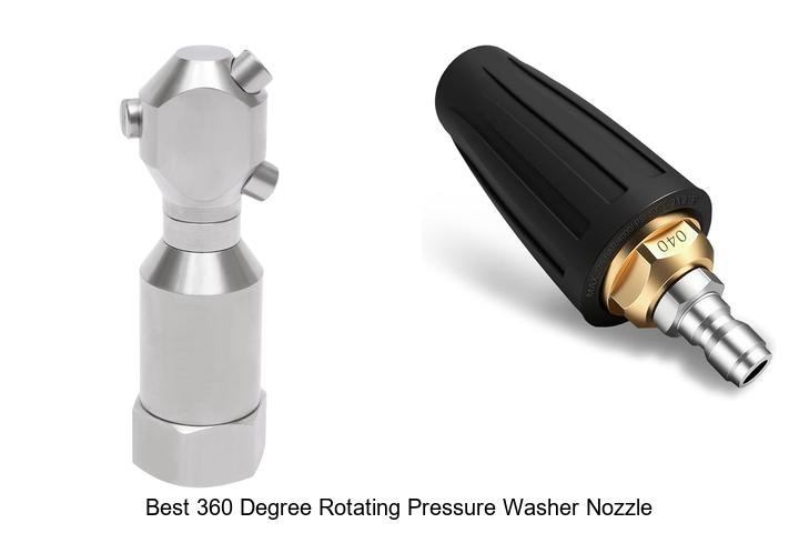 best 360 degree rotating pressure washer nozzle