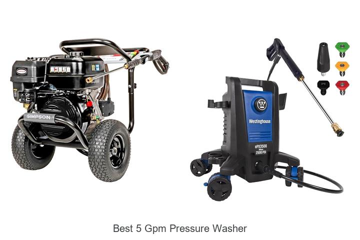 best 5 gpm pressure washer