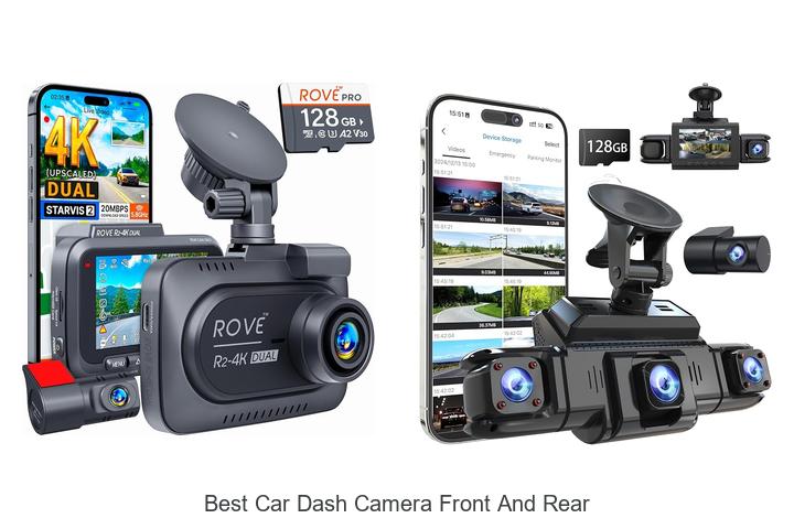 best car dash camera front and rear