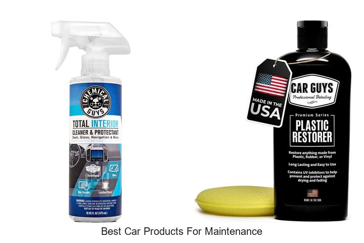 best car products for maintenance
