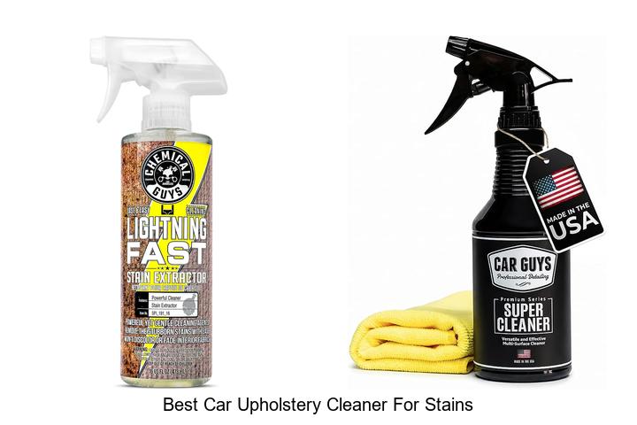 best car upholstery cleaner for stains