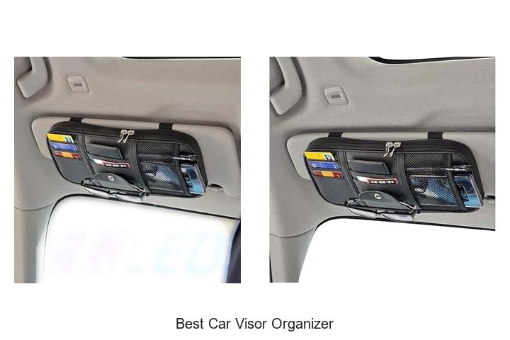 best car visor organizer