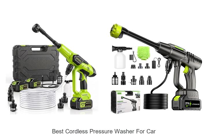best cordless pressure washer for car
