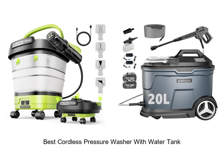 best cordless pressure washer with water tank