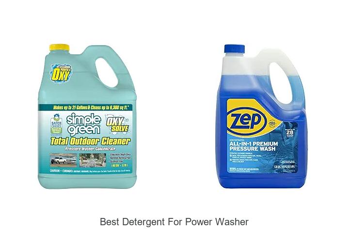 best detergent for power washer