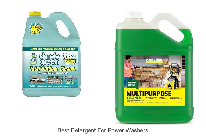 best detergent for power washers