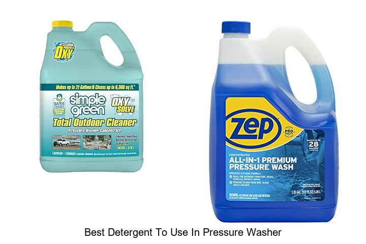 best detergent to use in pressure washer