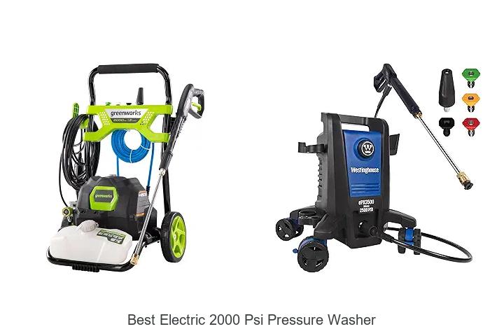 best electric 2000 psi pressure washer