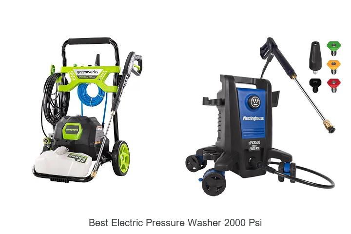 best electric pressure washer 2000 psi