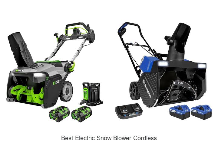 best electric snow blower cordless