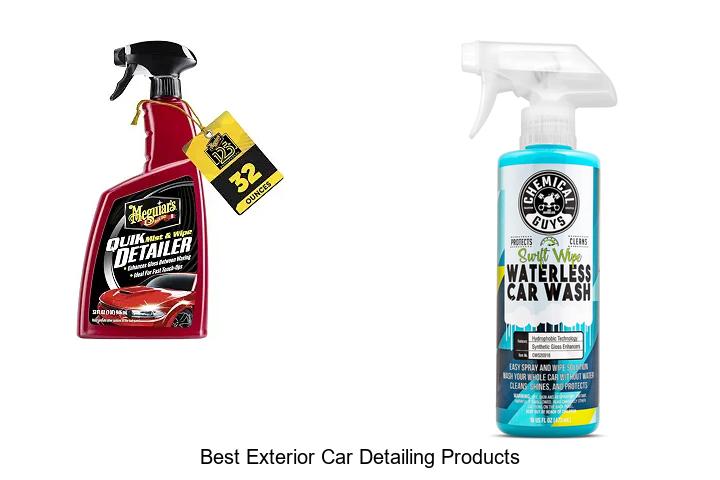 best exterior car detailing products