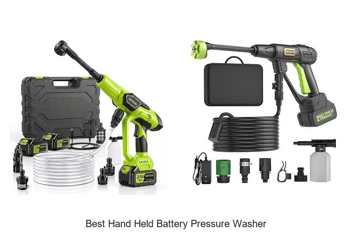 best hand held battery pressure washer