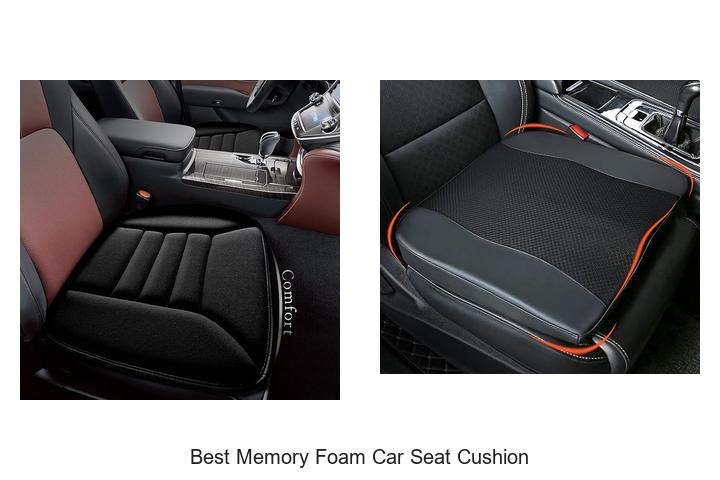 best memory foam car seat cushion