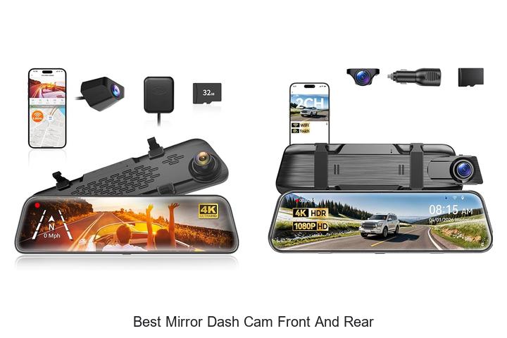 best mirror dash cam front and rear