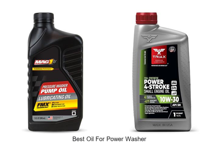 best oil for power washer