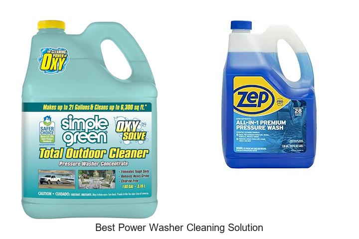 best power washer cleaning solution