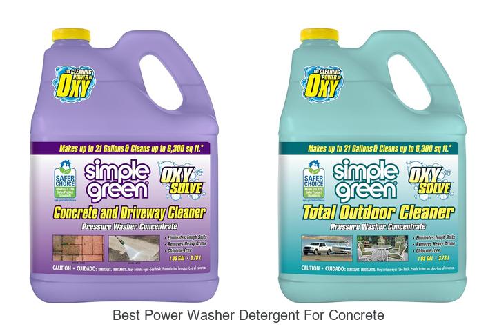 best power washer detergent for concrete