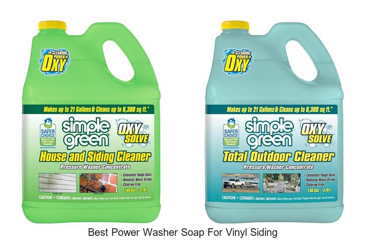 best power washer soap for vinyl siding