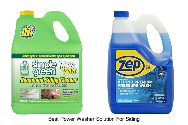 best power washer solution for siding