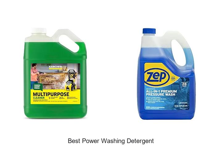 best power washing detergent