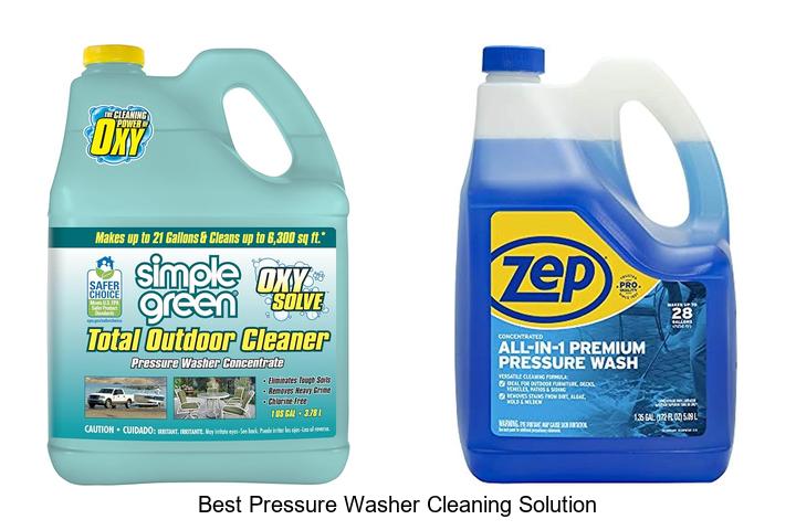 best pressure washer cleaning solution