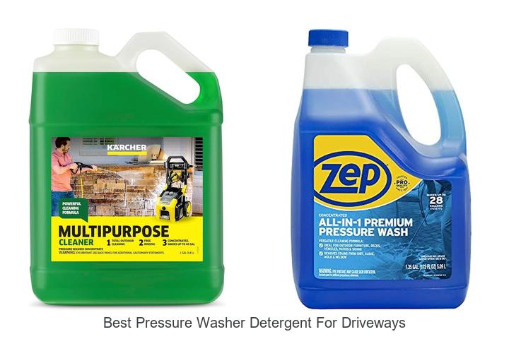 best pressure washer detergent for driveways