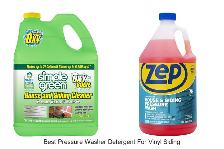 best pressure washer detergent for vinyl siding