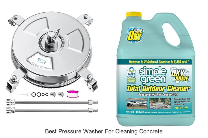best pressure washer for cleaning concrete