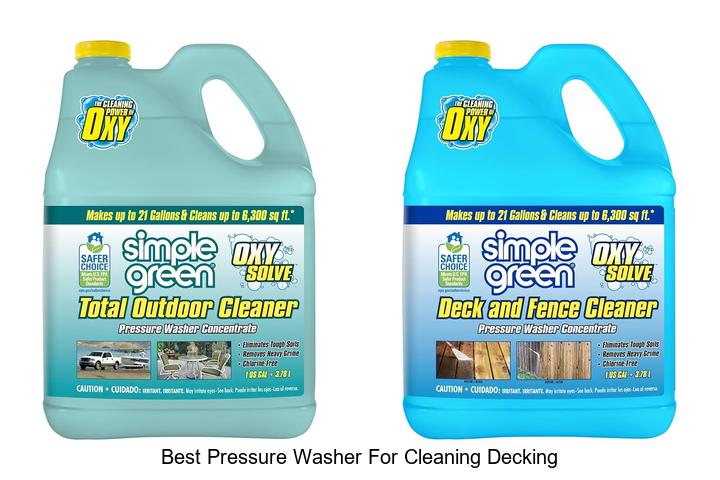 best pressure washer for cleaning decking