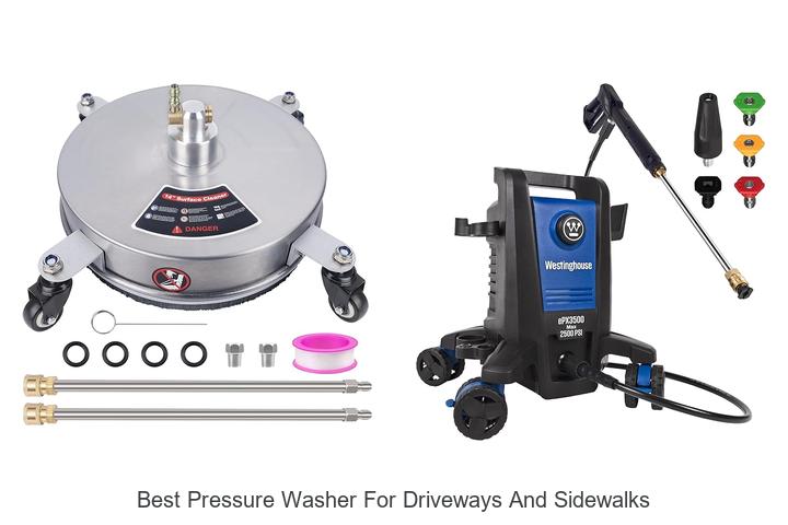 best pressure washer for driveways and sidewalks