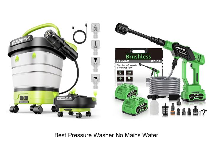 best pressure washer no mains water