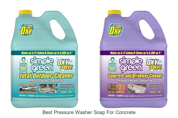best pressure washer soap for concrete