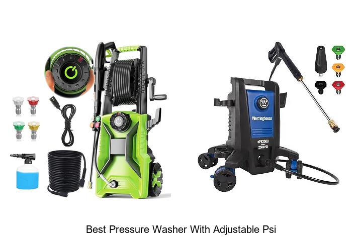 best pressure washer with adjustable psi