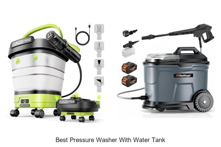 best pressure washer with water tank