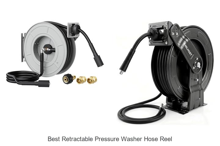 best retractable pressure washer hose reel