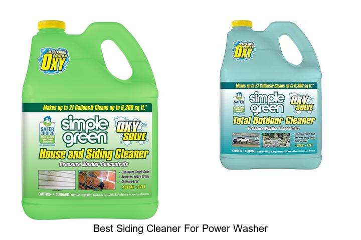 best siding cleaner for power washer